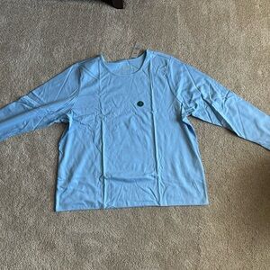 L.L. Bean Light Blue Long Sleeve Tee